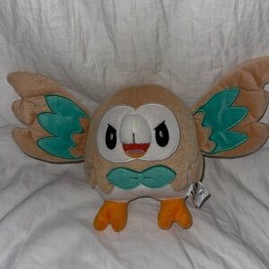 Pokemon Sun & Moon - Rowlet Mokuro Plush